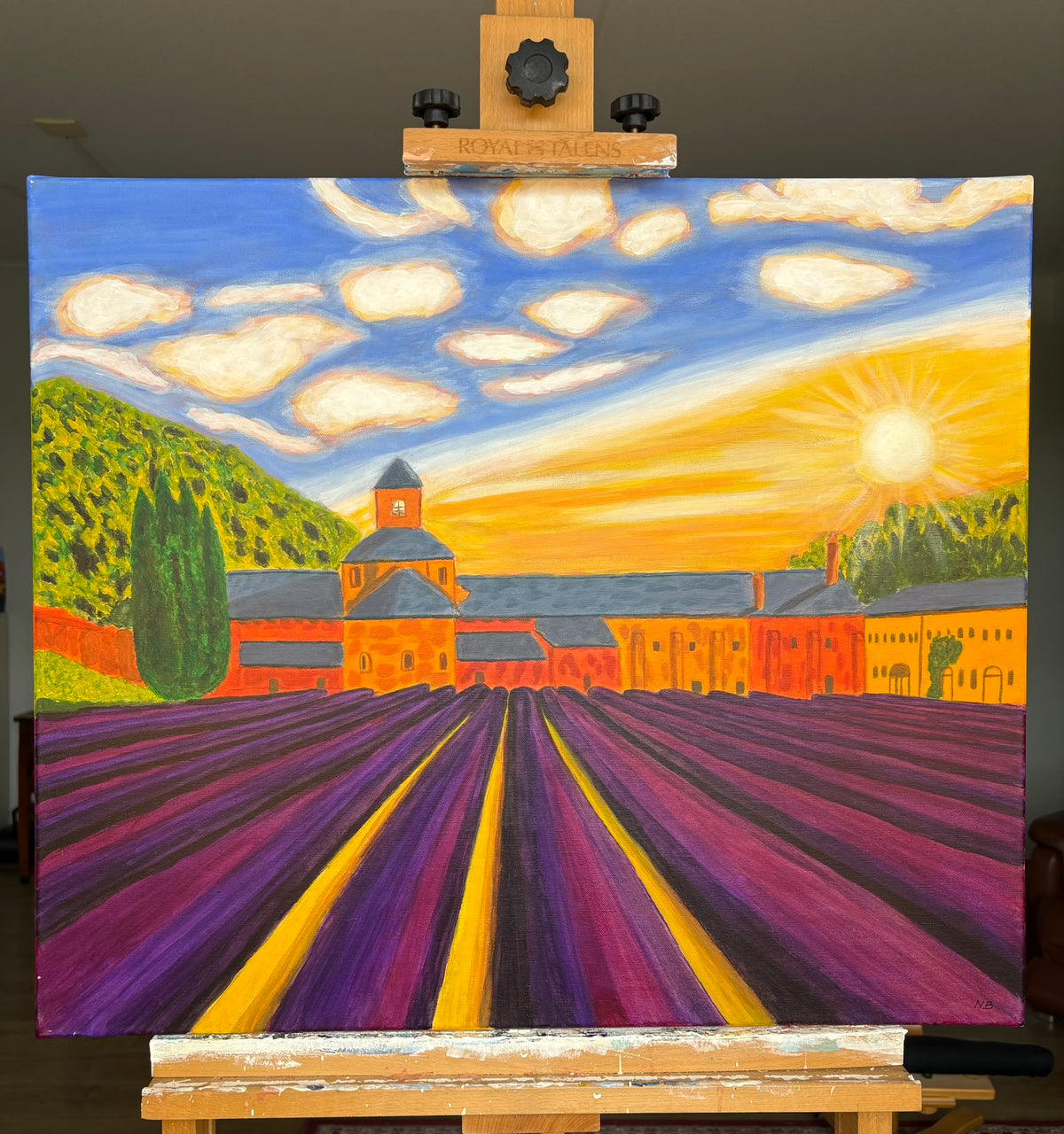 Abbaye de Sénanque – Peinture Originale
