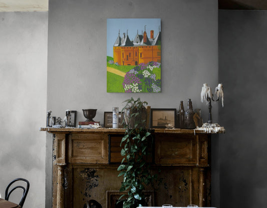 Chateau Domaine de Chaumont-sur-Loire Art Print