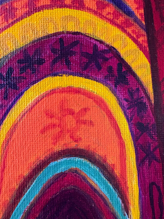 Sainte-Croix Orleans - Origineel Schilderij A4