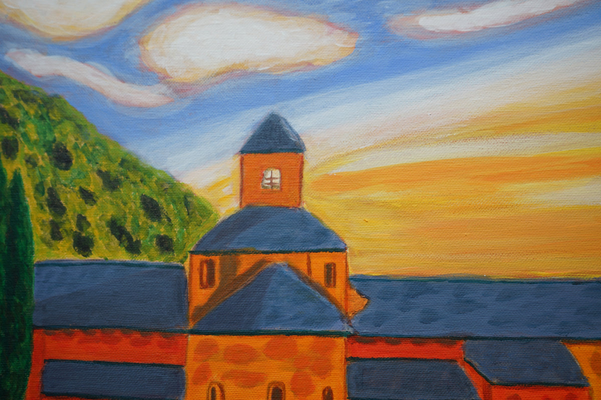 Abbaye de Sénanque – Peinture Originale