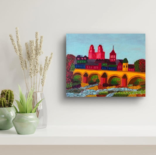 Bridge Orleans Art Print