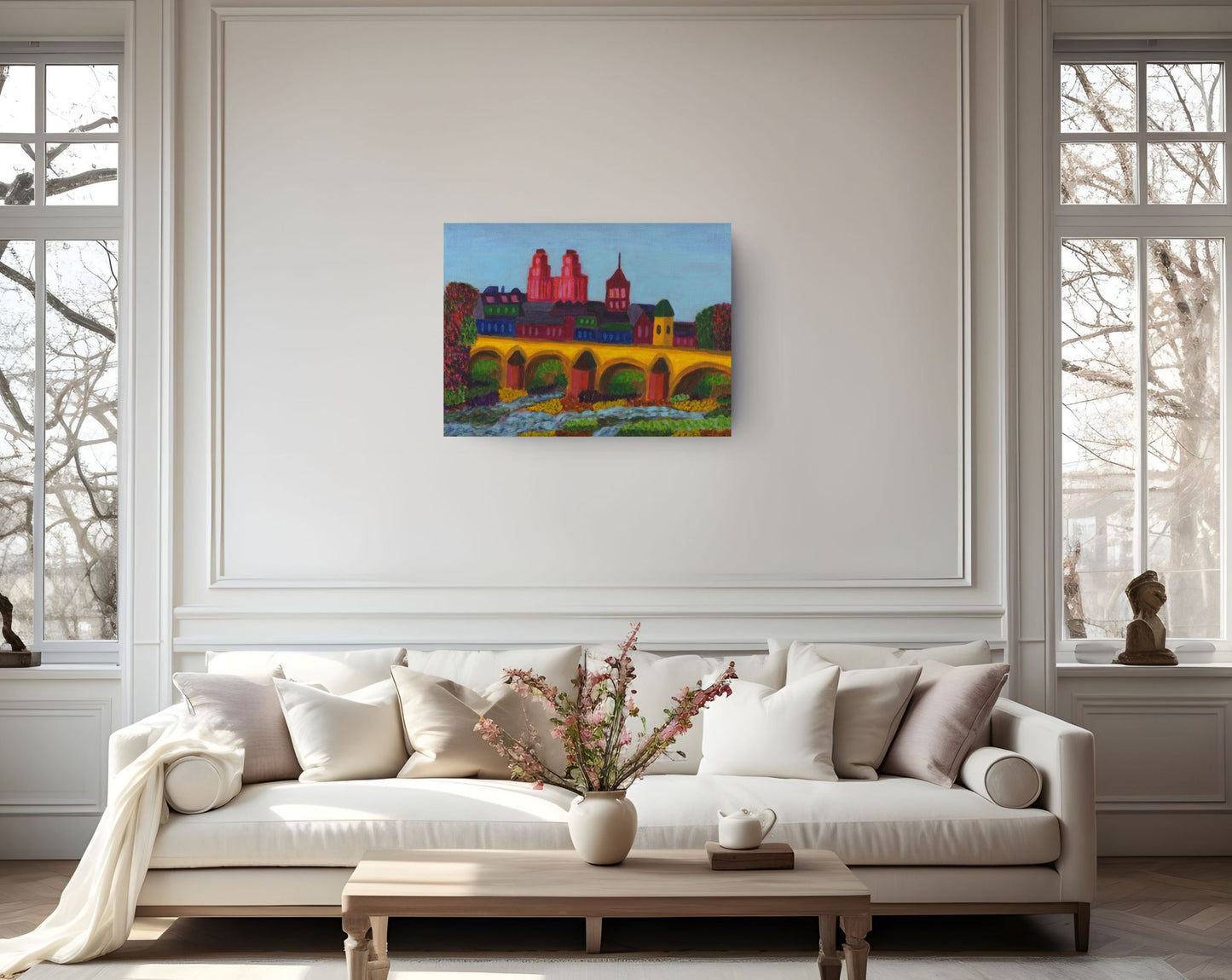 Bridge Orleans Art Print