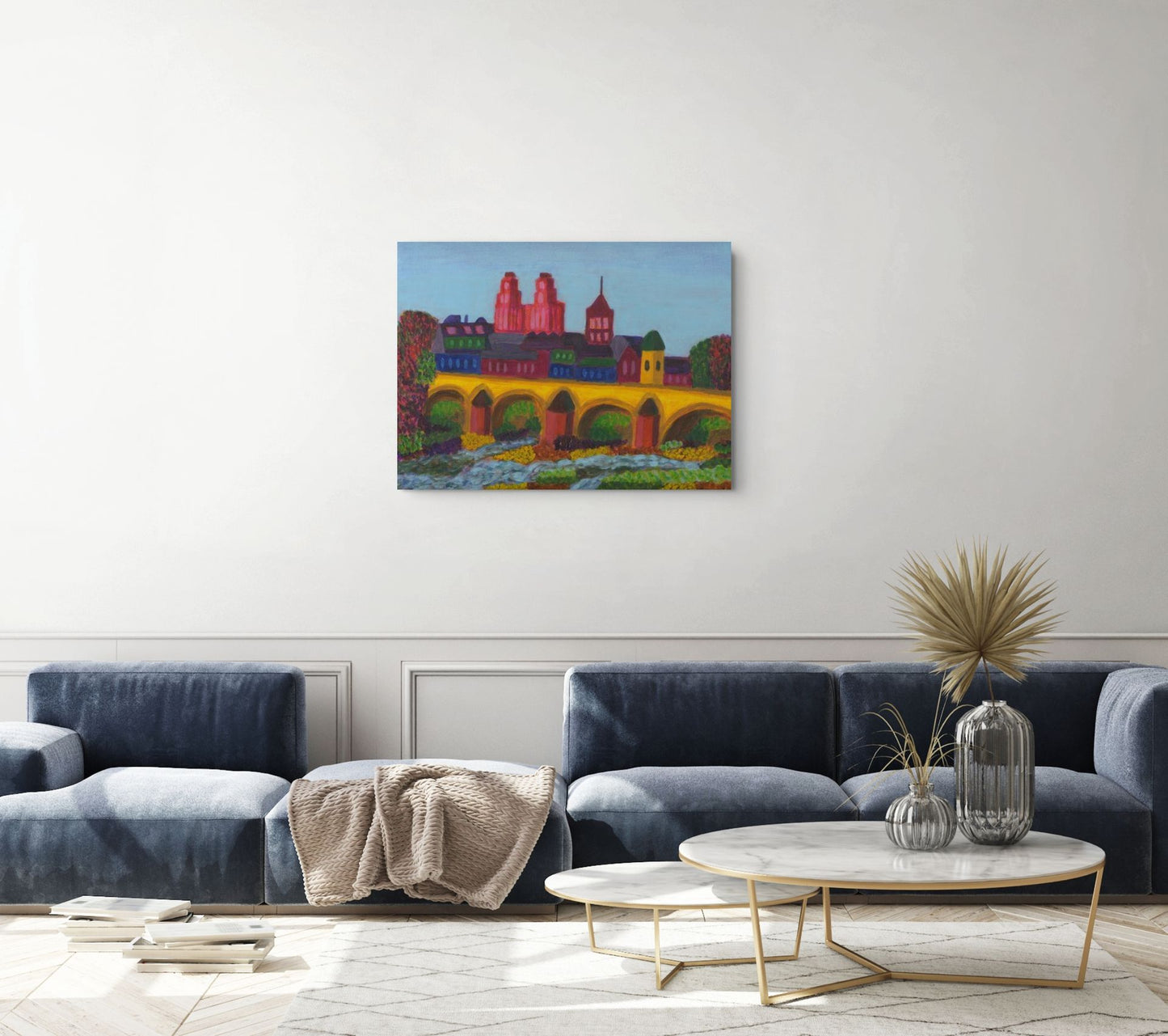 Bridge Orleans Art Print