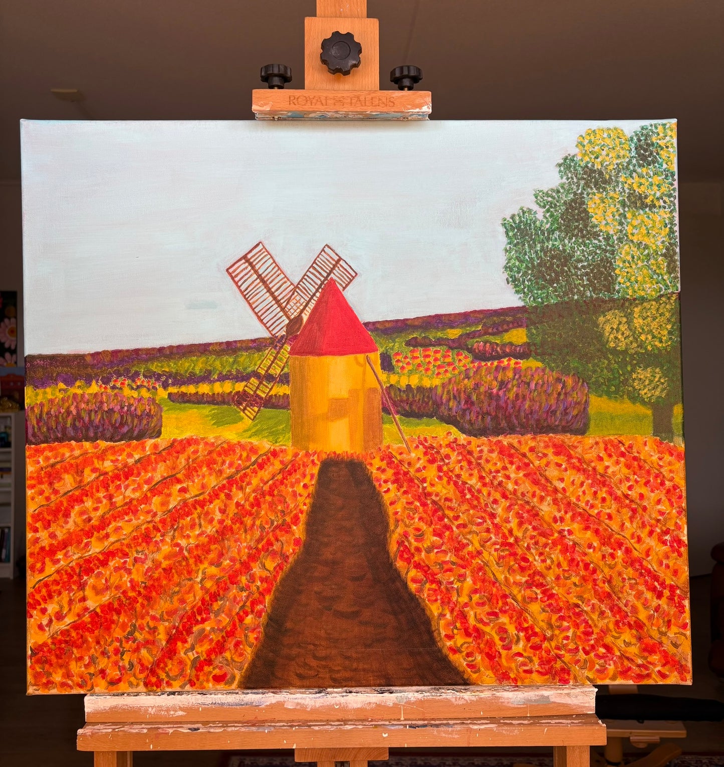 Le Moulin des Couleurs - Original Painting