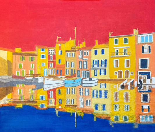 Reflets du Port – Original Painting
