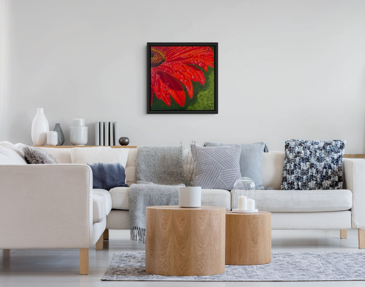 Éclat de Gerbera – Impression sur toile