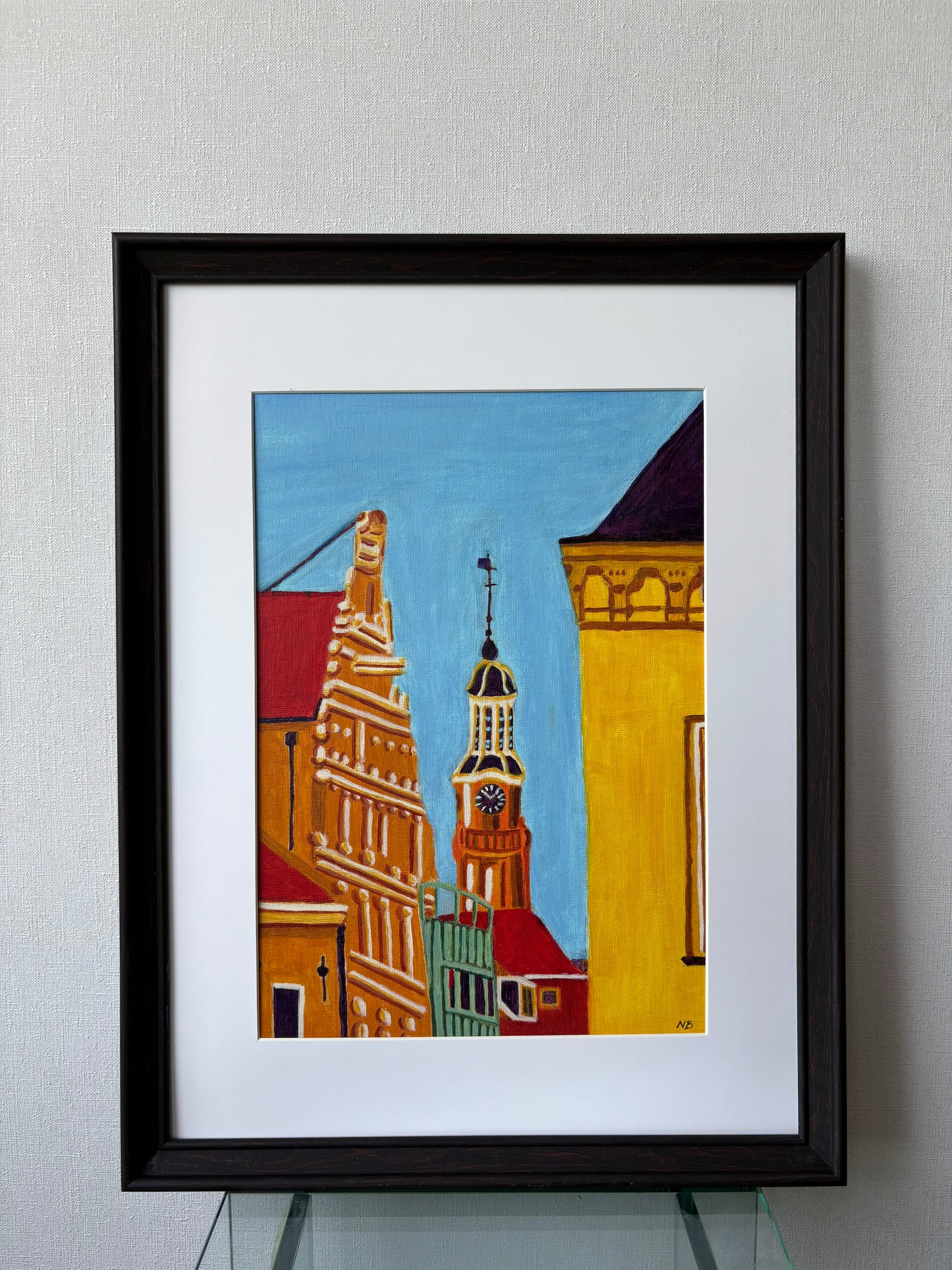 Lange Hofstraat Zutphen - Original Painting A4
