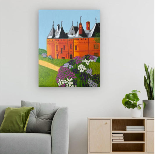 Château Domaine de Chaumont-sur-Loire - Art Print