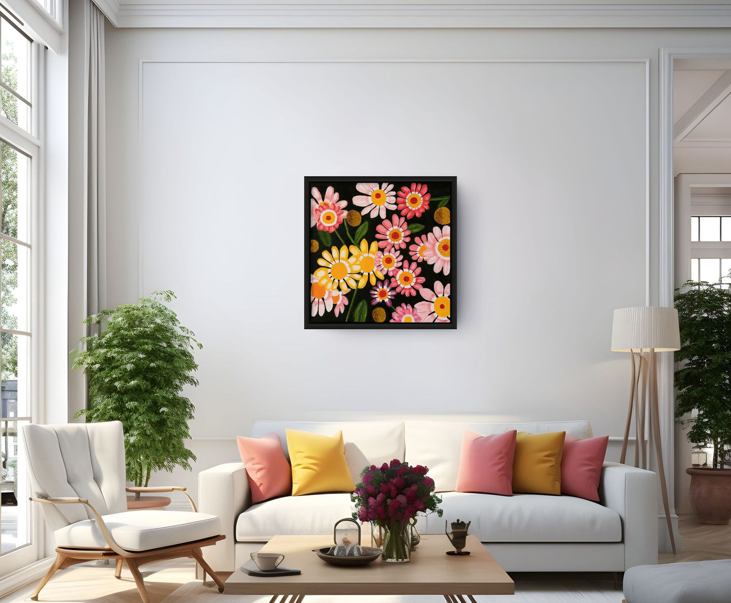 Éclat des Marguerites – Impression sur toile