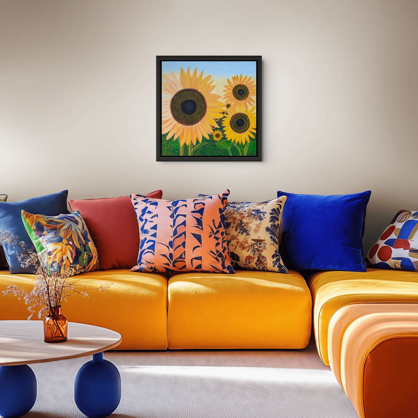 Éclat des Tournesols – Impression sur toile