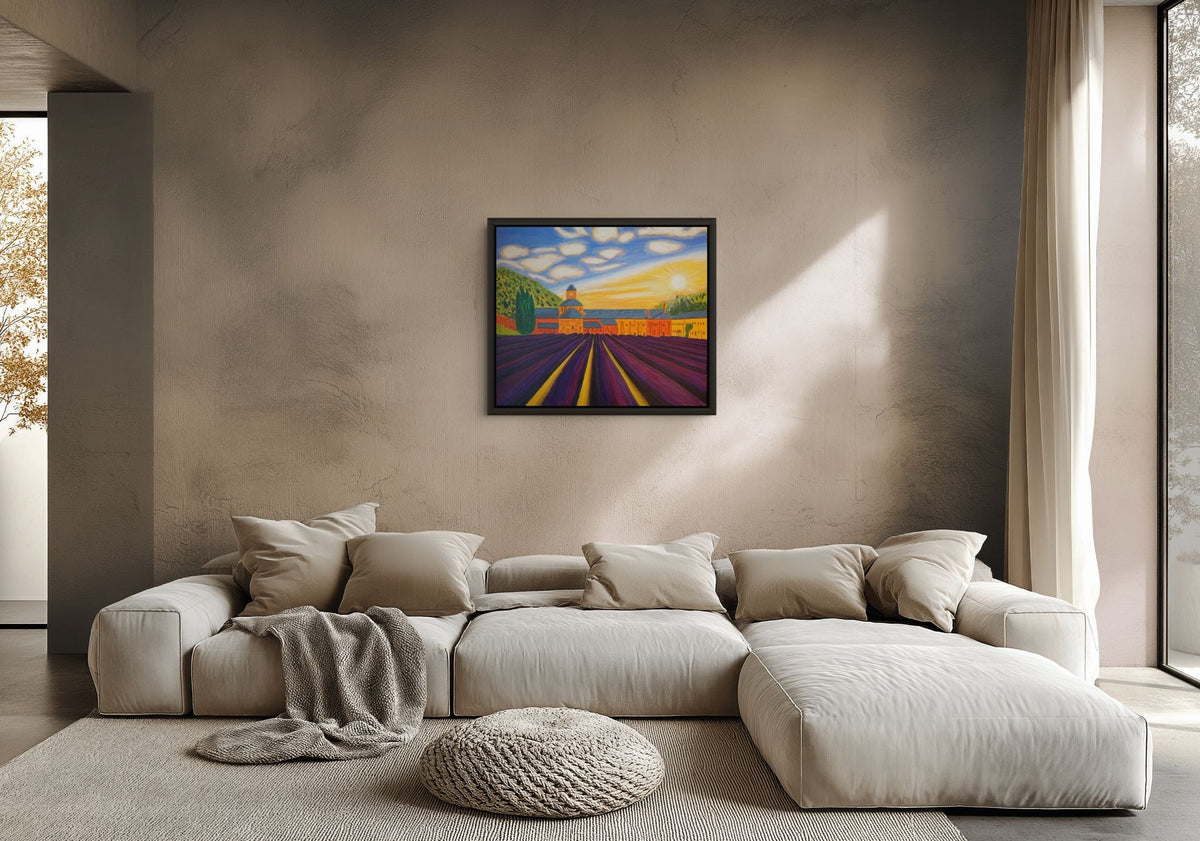 Abbaye de Sénanque – Peinture Originale