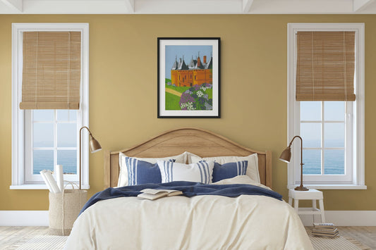 Chateau Domaine de Chaumont sur Loire Art Print Frame with Passe Partout