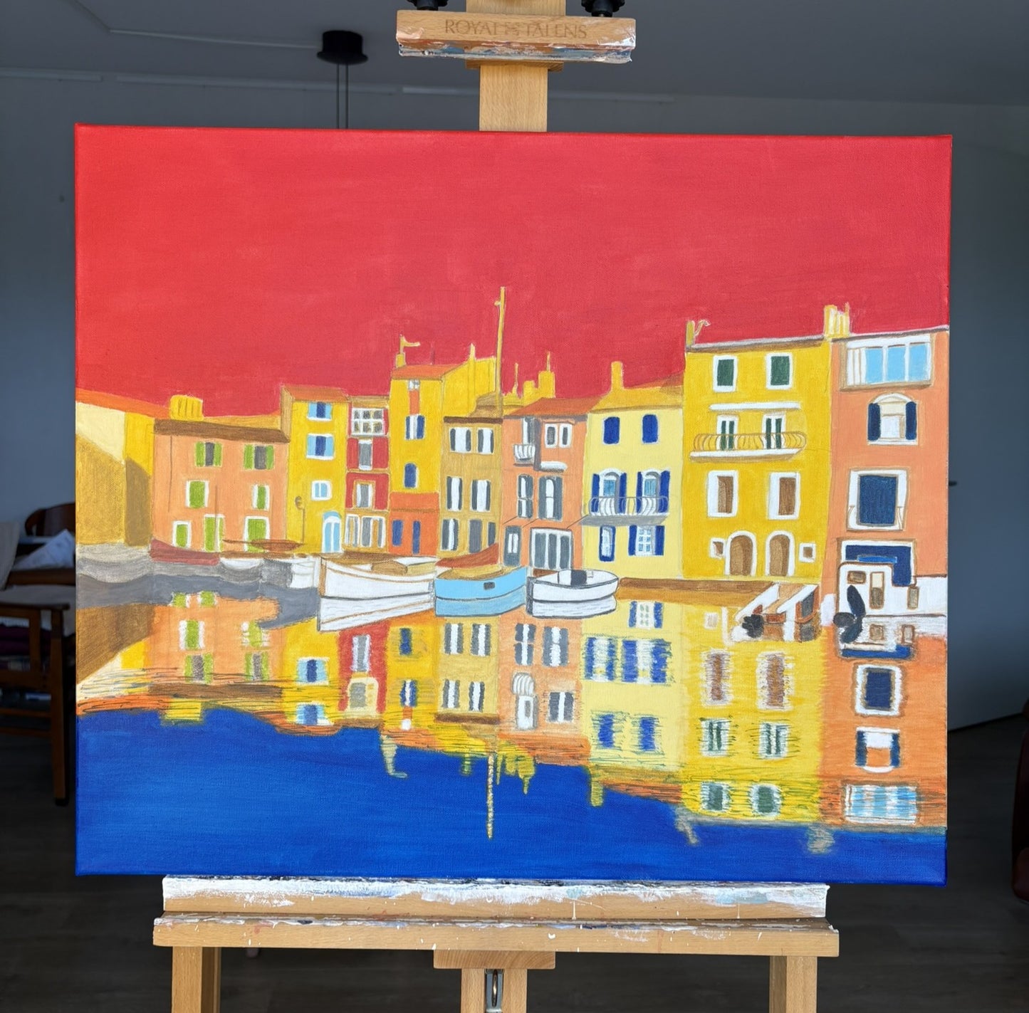 Reflets du Port – Original Painting