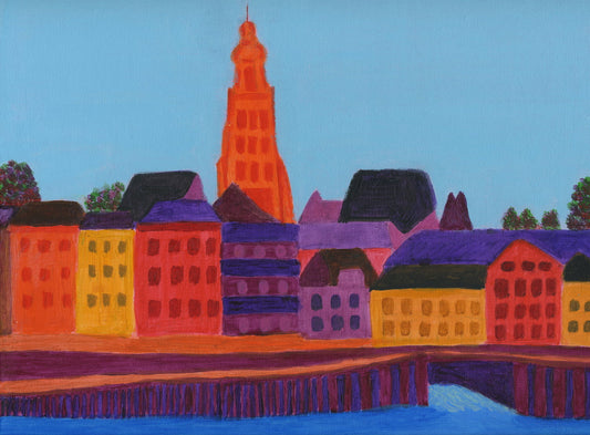 Quay Zutphen - Art Print