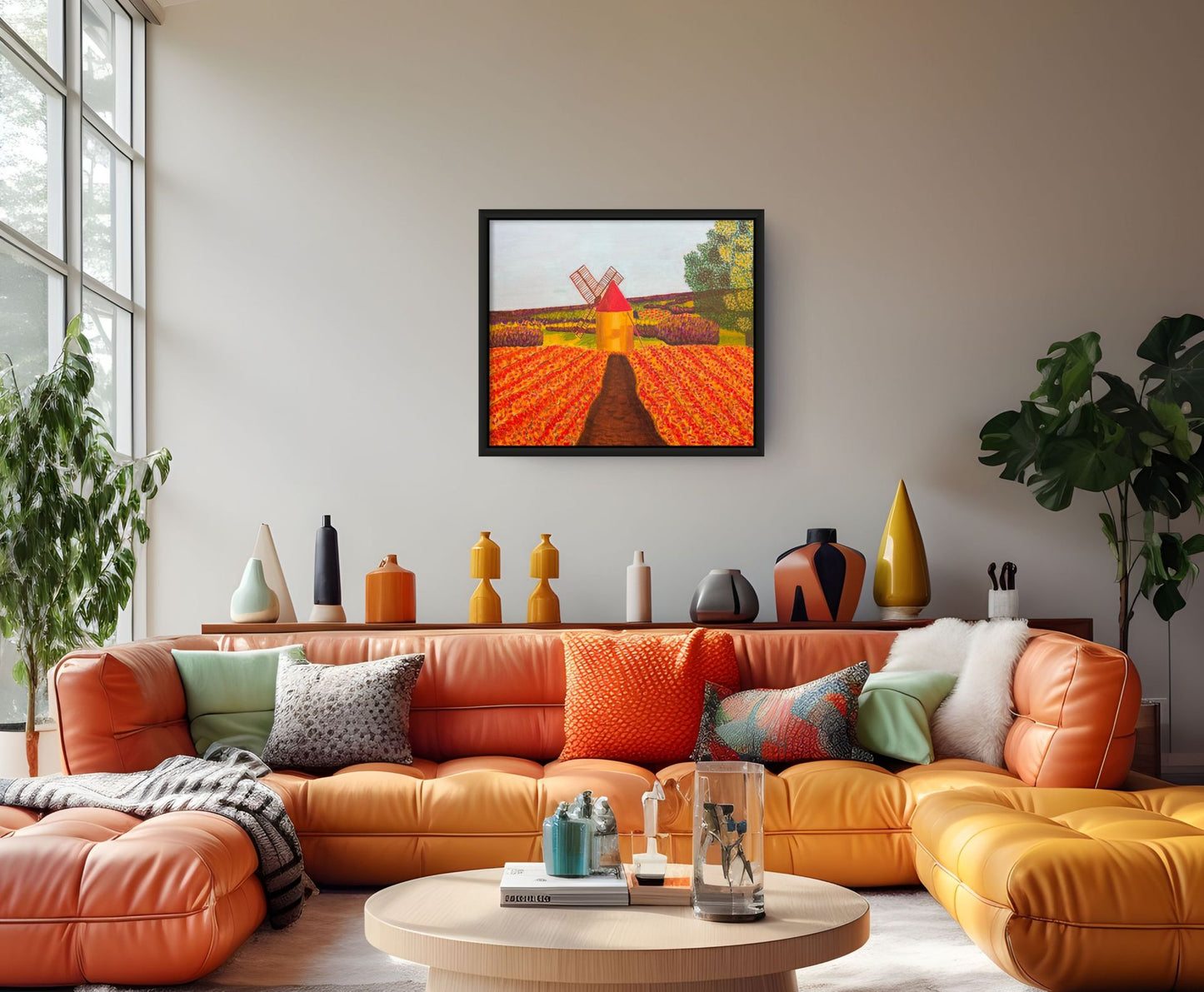 Le Moulin des Couleurs - Original Painting