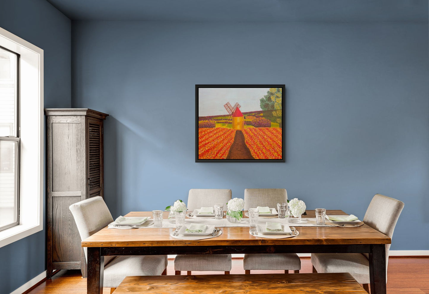 Le Moulin des Couleurs - Original Painting