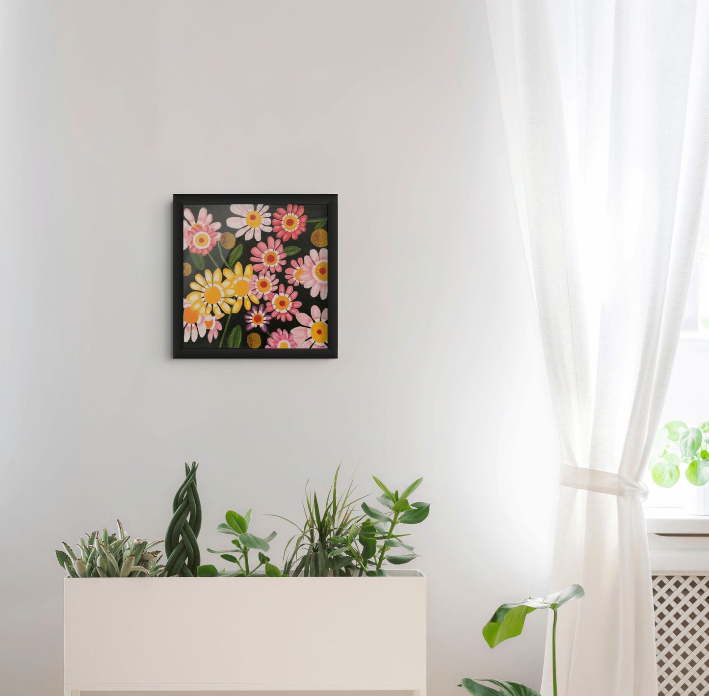 Eclat des Marguerites Canvas Print