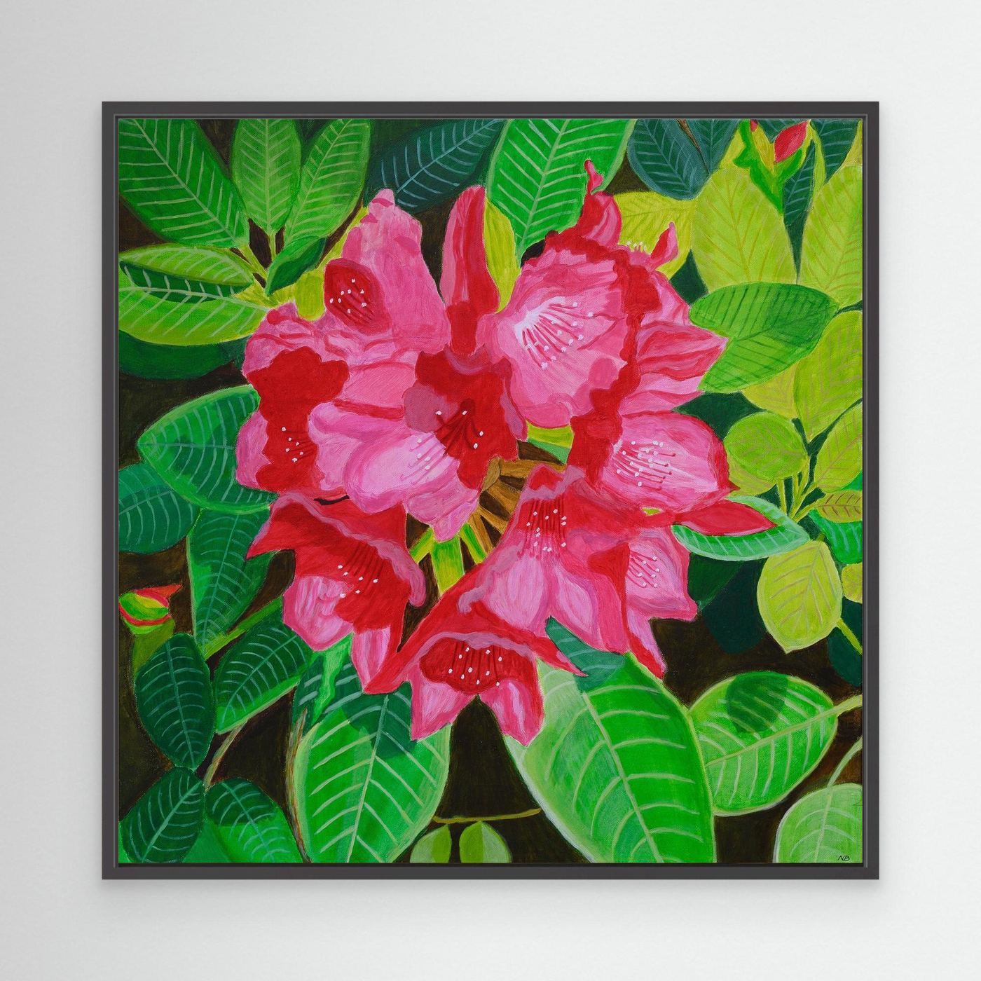 Eclat de Rhodondendron Canvas Print
