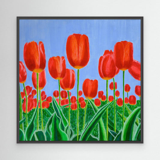 Eclat de Roses Canvas Print