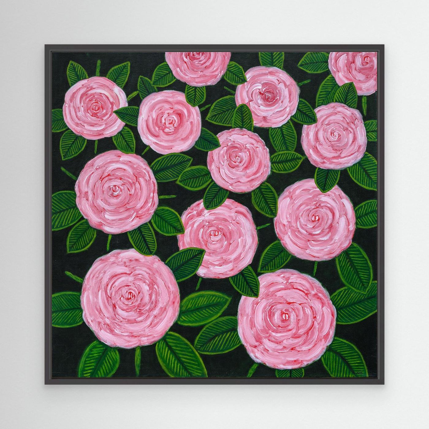 Eclat des Roses Canvas